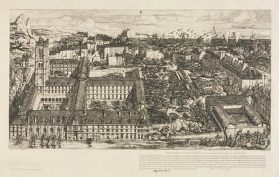 Collegio Enrico IV, 1863-1864 da Charles Meryon