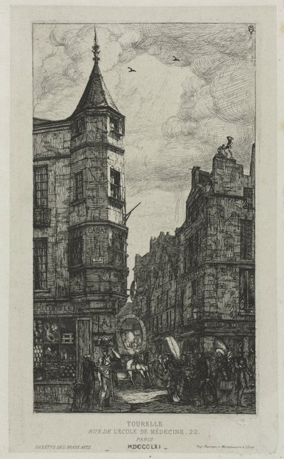 Casa con una torretta, n. 22, rue de L