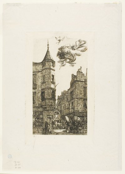 Casa con torretta, n. 22, rue de l