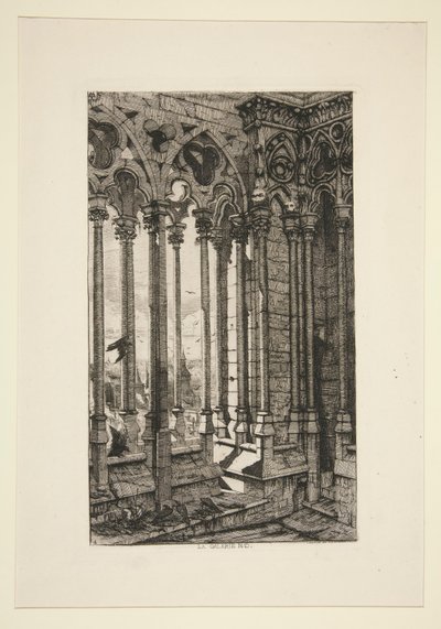La Galerie Notre-Dame da Charles Meryon