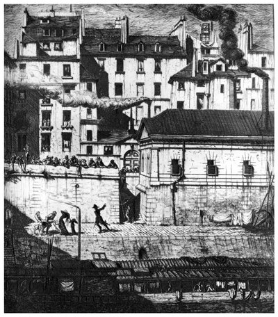 La Morgue, c1841-1868 1924 da Charles Meryon