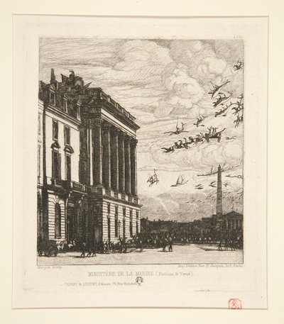 Il Ministero della Marina da Charles Meryon