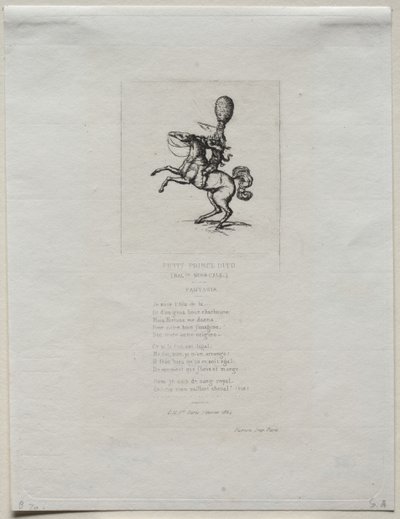Piccolo Principe Dito, 1864 da Charles Meryon
