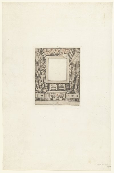 Cornice per il ritratto di Armand Guéraud da Charles Meryon