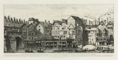 Parte della città di Parigi alla fine del XVII secolo, 1861 da Charles Meryon