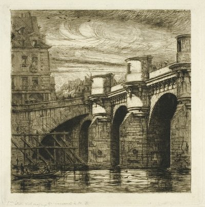 Pont-Neuf, Parigi da Charles Meryon
