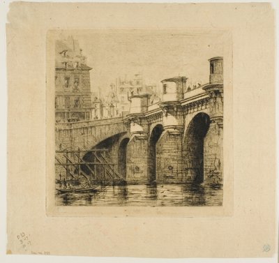 Pont-Neuf, Parigi da Charles Meryon