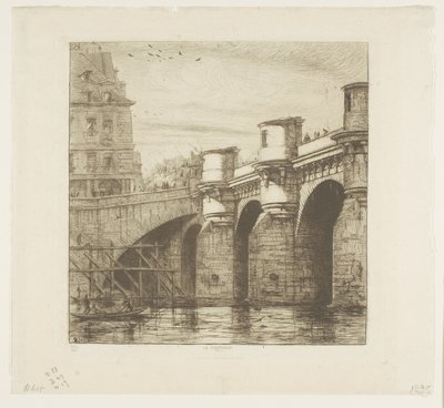 Pont-Neuf, Parigi da Charles Meryon