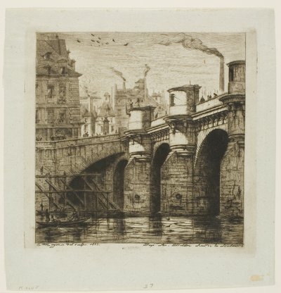 Pont-Neuf, Parigi da Charles Meryon