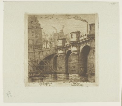 Pont-Neuf, Parigi da Charles Meryon