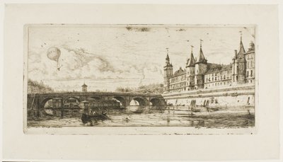 Pont-au-Change, Parigi da Charles Meryon