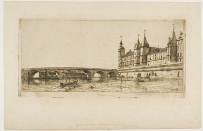 Pont-au-Change, Parigi da Charles Meryon