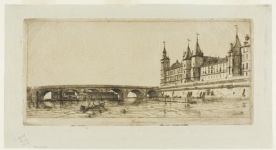 Pont-au-Change, Parigi da Charles Meryon