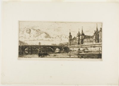 Pont-au-Change, Parigi da Charles Meryon