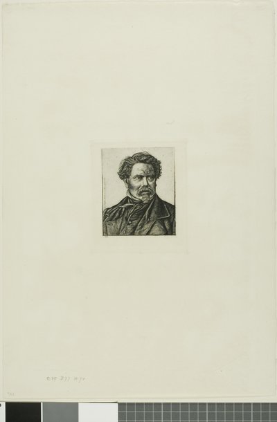 Ritratto di Benjamin Fillon, scrittore e storico da Charles Meryon