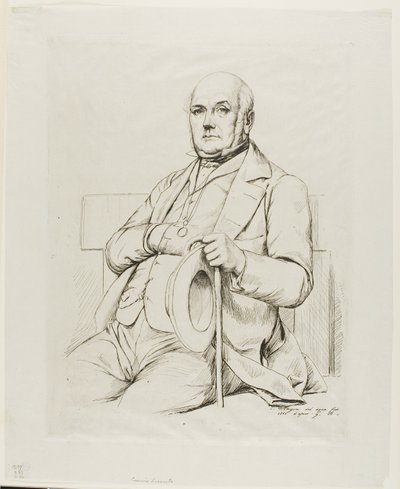 Ritratto di Casimir le Conte da Charles Meryon