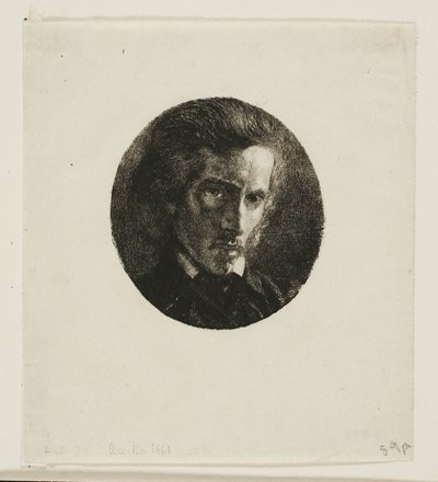 Ritratto di Edmond de Courtives da Charles Meryon