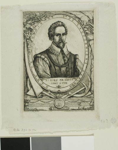 Ritratto di René de Laudonnière Sablais (de Burdigale) da Charles Meryon
