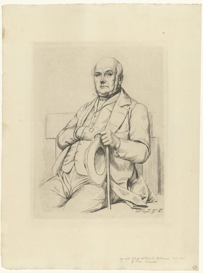 Ritratto di Casimir Le Conte da Charles Meryon