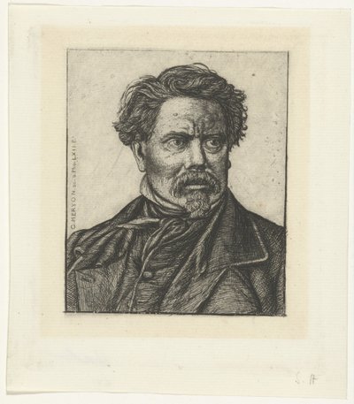 Ritratto dello storico Benjamin Fillon da Charles Meryon