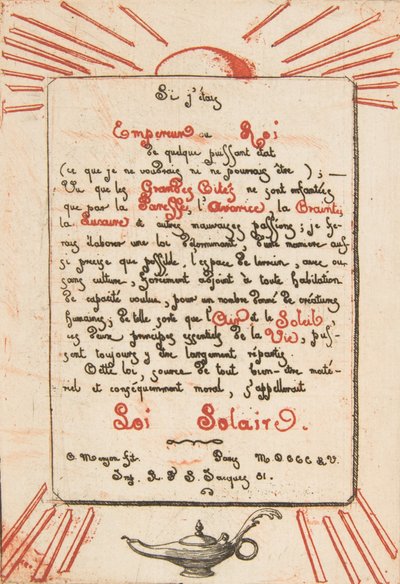 Legge solare da Charles Meryon
