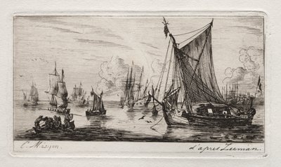 Pescatori del Mare del Sud da Charles Meryon