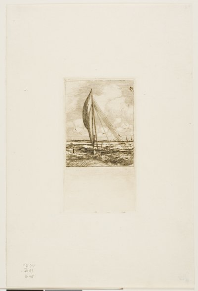 Proa a Vela Rapida, Arcipelago di Mulgrave, Oceania da Charles Meryon