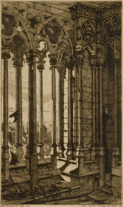 La Galleria, Notre Dame de Paris da Charles Meryon