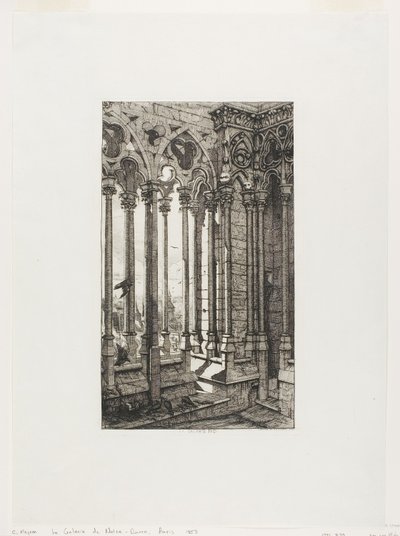 La Galleria di Notre-Dame, Parigi da Charles Meryon