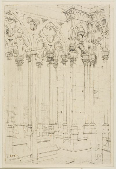 La Galleria di Notre-Dame, Parigi da Charles Meryon