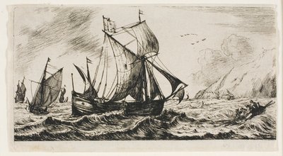 La Galliot di Jean de Vyl di Rotterdam da Charles Meryon