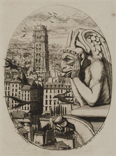 Il Gargoyle da Charles Meryon