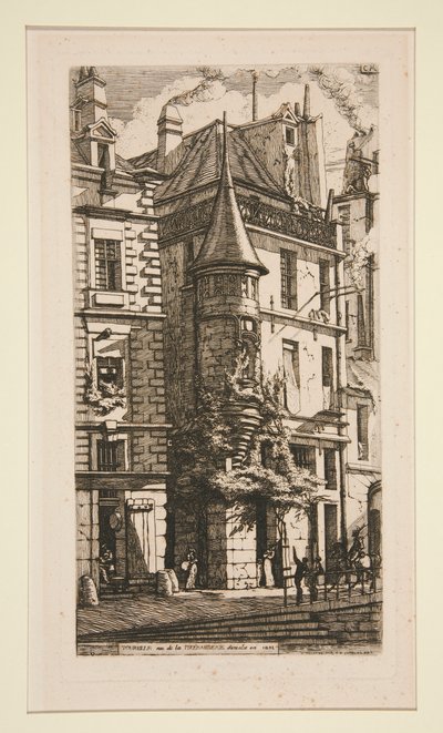 Casa con torretta, rue de la Tixeranderie da Charles Meryon
