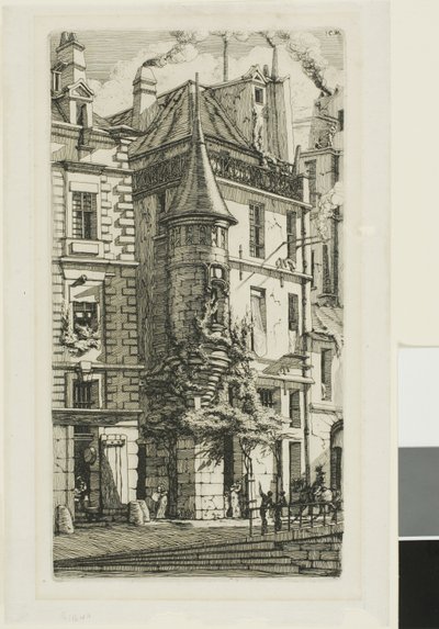 Torre della rue de la Tixeranderie da Charles Meryon