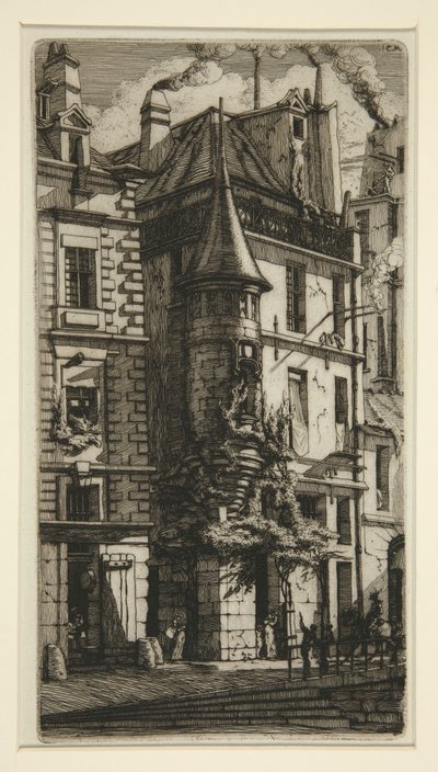 Casa con torretta, rue de la Tixeranderie da Charles Meryon
