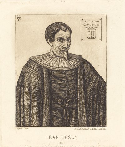 Jean Besly da Charles Meryon after Jaspar Isacsz
