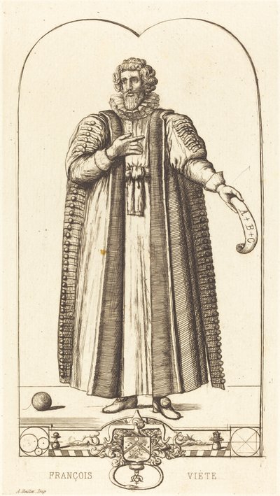 François Viète da Charles Meryon after Jean Rabel