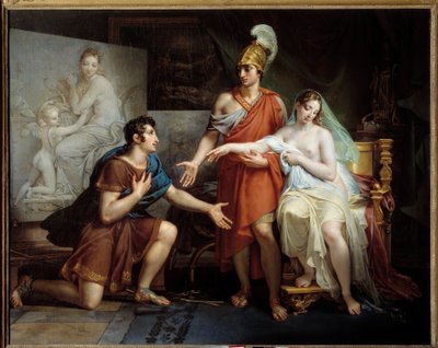 Alessandro Magno dona Campaspe ad Apelle da Charles Meynier