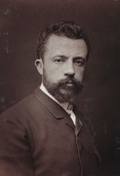 Album Artistique et Biographique, 5me année, Salon 1885; ritratto del pittore belga Évariste Carpentier (1845-1922) da Charles Michelez