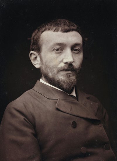 Album Artistique et Biographique, 5me année, Salon 1885; ritratto del pittore francese Alfred-Henri Bramtot (1852-1894) da Charles Michelez