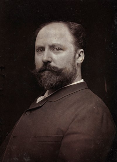 Album Artistique et Biographique, 5me année, Salon 1885; ritratto del pittore francese Paul Louis Narcisse Grolleron (1848-1901) da Charles Michelez
