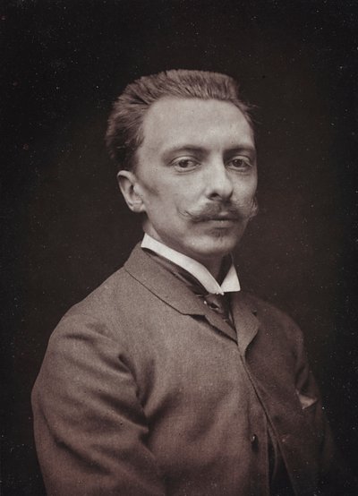 Album Artistique et Biographique, 5me année, Salon 1885; ritratto del pittore francese Alfred Paul Marie de Richemont (1857-1911) da Charles Michelez