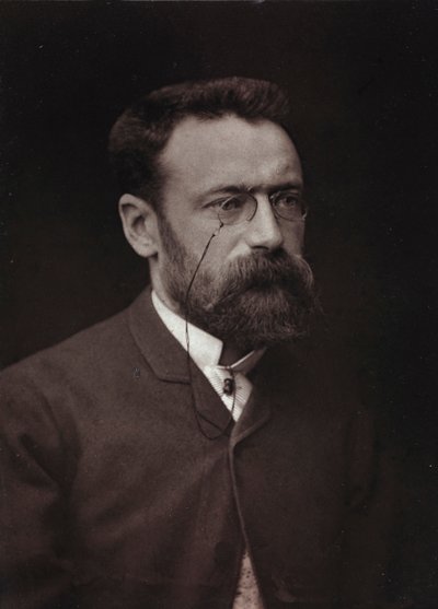 Album Artistique et Biographique, 5me année, Salon 1885; ritratto del pittore francese Paul Tavernier (1852-1943) da Charles Michelez