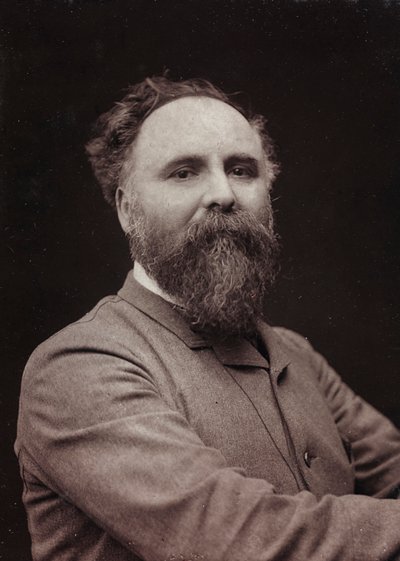 Album Artistique et Biographique, 5me année, Salon 1885; ritratto del pittore francese Diogène Ulysse Napoléon Maillart (1840-1926) da Charles Michelez