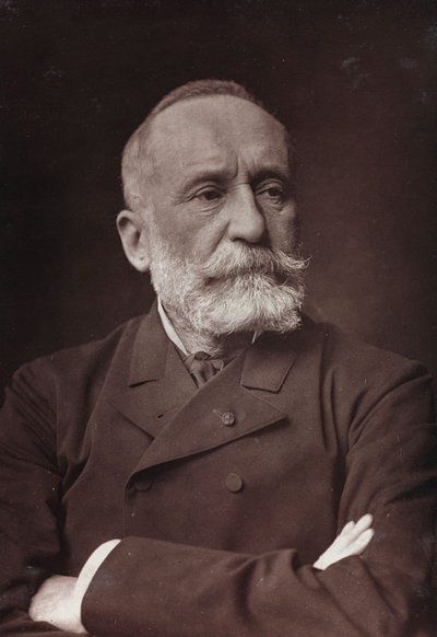 Album Artistique et Biographique, 6me année, Salon 1885; ritratto del pittore francese Pierre Puvis de Chavannes (1824-1898) da Charles Michelez