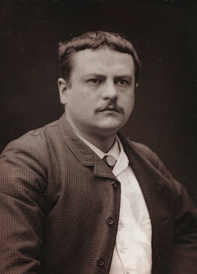 Album Artistique et Biographique, 6me année, Salon 1885; ritratto del pittore francese Royer Lionel (1852-1926) da Charles Michelez