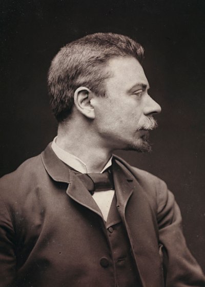 Album Artistique et Biographique, 6me année, Salon 1885; ritratto del pittore francese Joseph Paul Meslé (1855-1929) da Charles Michelez