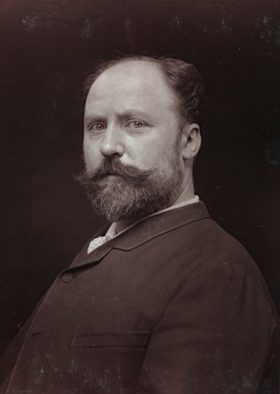 Album Artistique et Biographique, 6me année, Salon 1885; ritratto del pittore francese Paul Grolleron (1848-1901) da Charles Michelez