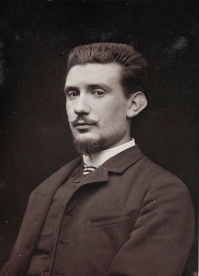 Album Artistique et Biographique, 6me année, Salon 1885; ritratto del pittore Henri Laurent Desrousseaux (1862-1906) da Charles Michelez