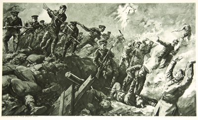 La Cattura delle trincee tedesche a Neuve Chapelle da Charles Mills Sheldon